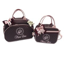 Kit Bolsas Maternidade de Bebê Bordada