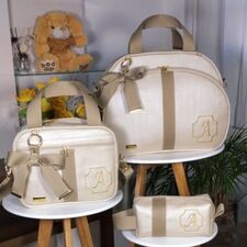 Bolsa Mamãe e Bebê, Frasqueira e Estojo Box