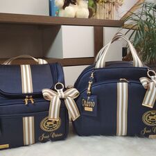 Kit Bolsa e Mochila com o Nome do Bebê em Santo Antônio da Patrulha
