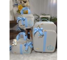 Kit Bolsas Maternidade Azul Bebê