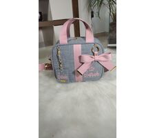 Kit Bolsa G e Bolsa P Personalizada para Menina - 76098